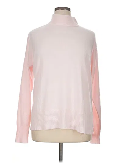 Pre-owned Croft & Barrow Turtleneck Sweater In Pink