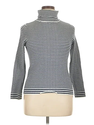 Pre-owned Croft & Barrow Turtleneck Sweater In White