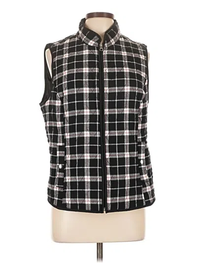 Pre-owned Croft & Barrow Vest In Black