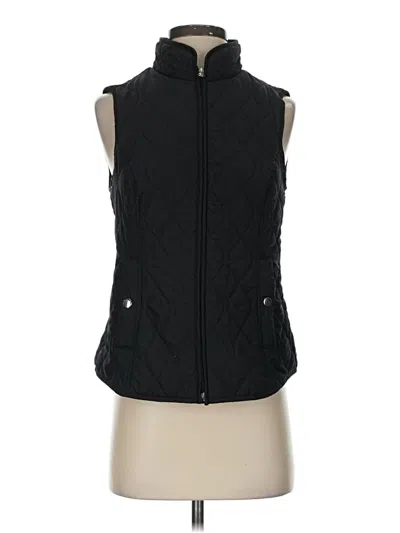 Pre-owned Croft & Barrow Vest In Black