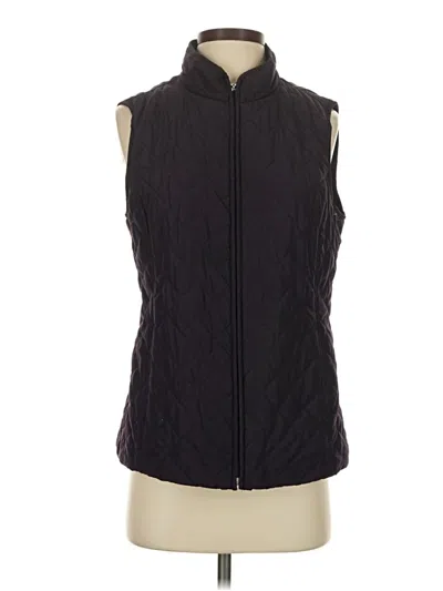 Pre-owned Croft & Barrow Vest In Black
