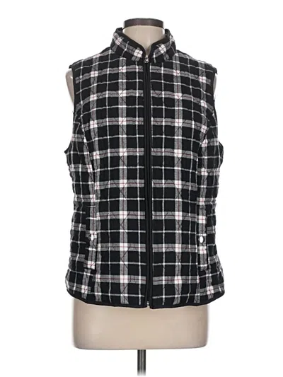 Pre-owned Croft & Barrow Vest In Black