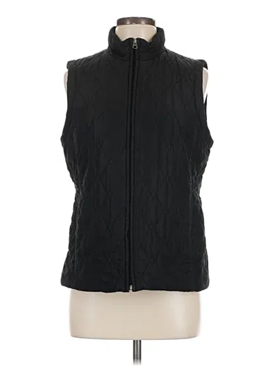 Pre-owned Croft & Barrow Vest In Black