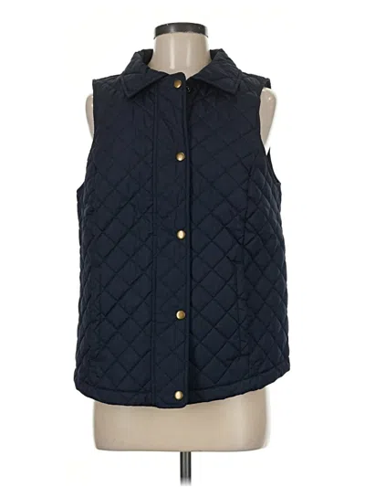Pre-owned Croft & Barrow Vest In Blue