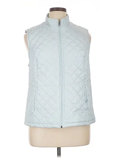 Pre-owned Croft & Barrow Vest In Blue