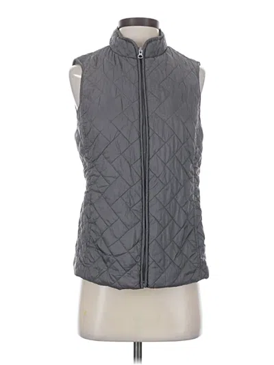 Pre-owned Croft & Barrow Vest In Gray