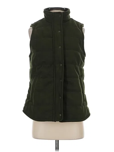 Pre-owned Croft & Barrow Vest In Green
