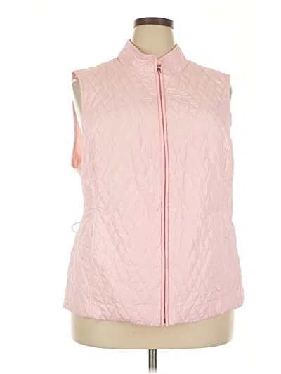 Pre-owned Croft & Barrow Vest In Pink