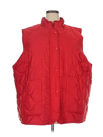 Croft & Barrow Vest In Red