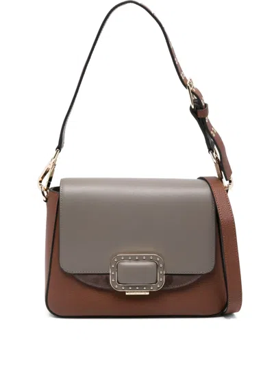 Cromia Buckle-detail Shoulder Bag In Brown