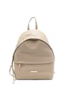 Cromia Grained-leather Backpack In Blue