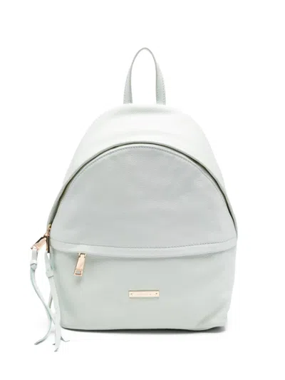 Cromia Leather Backpack In Orange