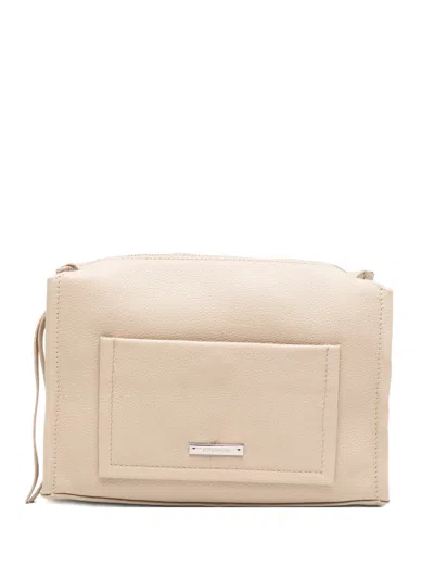 Cromia Leather Cross Body Bag In Neutral