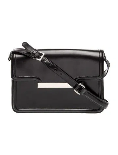 Pre-owned Cromia Leather Shoulder Bag In Black