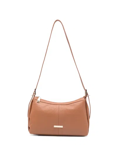 Cromia Leather Shoulder Bag In Brown
