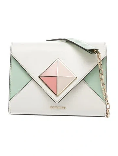 Pre-owned Cromia Leather Shoulder Bag In Neutrals