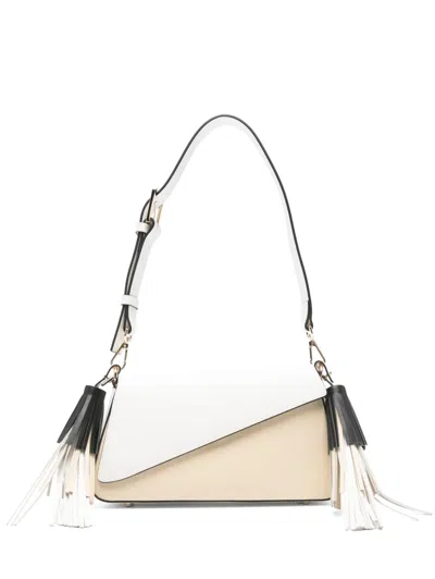 Cromia Tassel-details Cross Body Bag In White