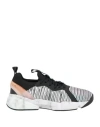 Cromier Woman Sneakers Black Size 11 Textile Fibers In Black