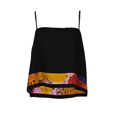 Crono Zee Women's Golden Rosso Reversible Top In Yellow