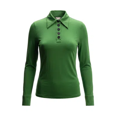 Crono Zee Women's Green Felix Top - Verdant