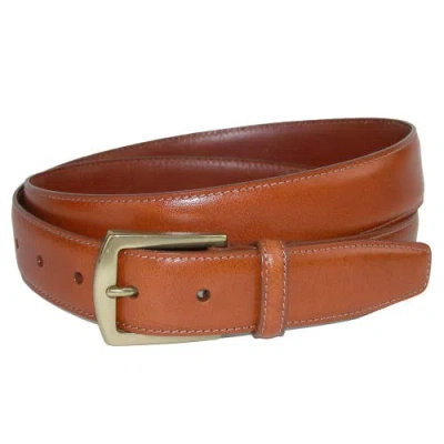 Crookhorndavis Ciga Smooth 32mm Calfskin Leather Dress Belt In Pink