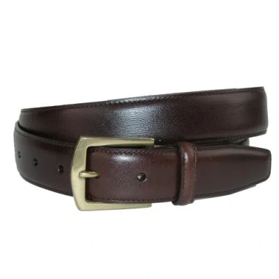 Crookhorndavis Ciga Smooth 32mm Calfskin Leather Dress Belt In Red