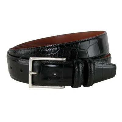 Crookhorndavis Country Polo Bella Croc Print Belt In White