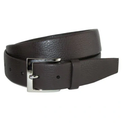 Crookhorndavis Parma Buttercalf Grain Tubular Leather Dress Belt In Pink