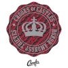 Crooks & Castles Honor Amongst Thieves Red Badge Front And Back  Graphic T-shirt In White