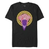 Crooks & Castles Medusa Gold Chains  Graphic T-shirt In Black