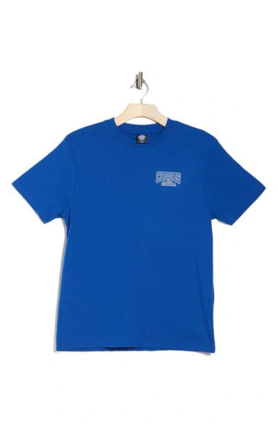 Crooks & Castles Medusa Graphic T-shirt In Blue