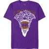 Crooks & Castles Medusa Negative Photo Effect  Graphic T-shirt In Purple