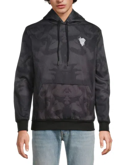 Crooks & Castles Men's Medusa Hooded Sweatshirt In Black