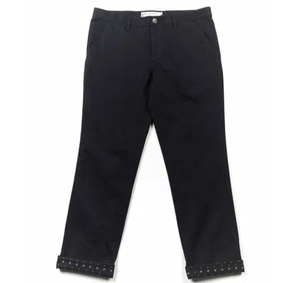 Crooks Castles Crooks & Castles Pant Chino "enforcer" Men's Long Trousers True Navy In Unico