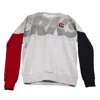 Crooks Castles Crookstech Knit Dolman Crew Sweatshirt Men's Crew Neck Sweatshirt In Grigio Melange/multi