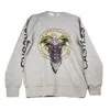 Crooks Castles Cultivated Lux   Men's Crewneck Sweatshirt Medusa Sweatshirt In Grigio Melange/multi