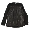 Crooks Castles Juice Woven Men's Long Sleeve Shirt L/s Top In Nero