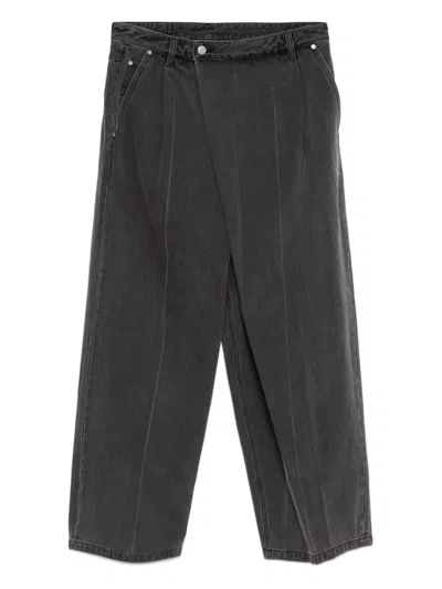 Croquis Asymmetric Jeans In Gray
