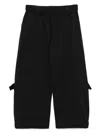 Croquis Belted Trousers In Black