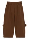 Croquis Belted Trousers In Brown