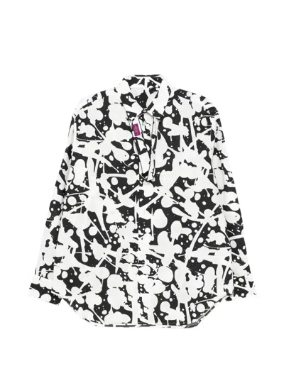 Croquis Bleached Shirt In Multi