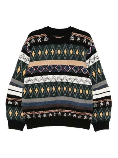 Croquis Brocade Sweater In Multi