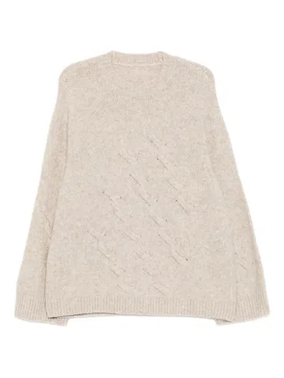 Croquis Cable-knit Jumper In Neutral