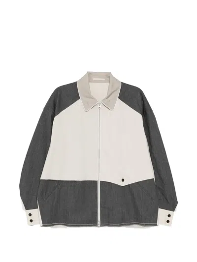 Croquis Colour-block Jacket In Black