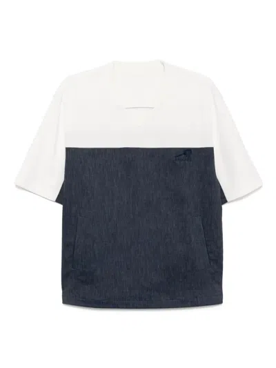 Croquis Colour-block T-shirts In Blue