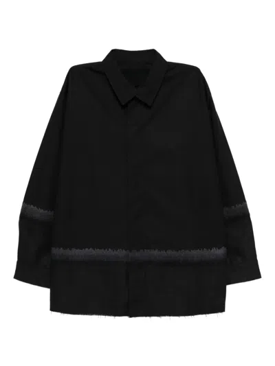 Croquis Cotton Shirt In Black