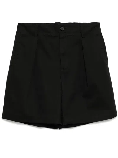 Croquis Cotton Shorts In Black