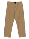 Croquis Cotton Straight-leg Trousers In Neutral