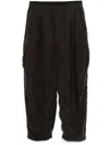 Croquis Drawstring Cargo Trousers In Neutrals