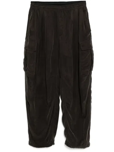 Croquis Drawstring Cargo Trousers In Neutrals